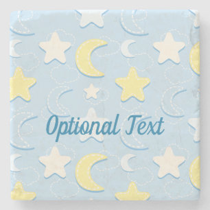 Moon & Stars Patroon Stenen Onderzetter