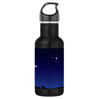 Moon & Stars Scene Waterfles