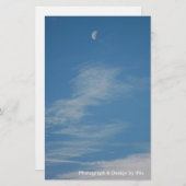 Moon Stationery Briefpapier (Voorkant / Achterkant)