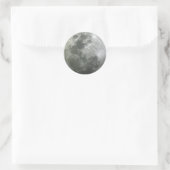 Moon sticker! ronde sticker (Tas)