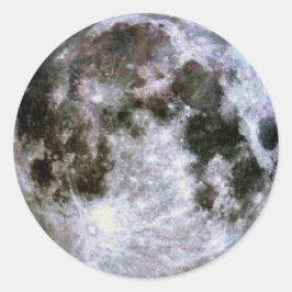 Moon-stickers Ronde Sticker