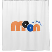 Moon Studio Typography Douchegordijn (Voorkant)