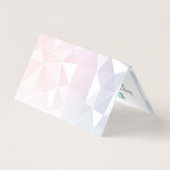 Moon & Succulent Pastel Mystic Boho Carte de remer (Back)