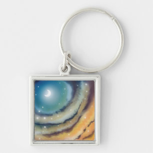 Moon Sunset Ketchain Sleutelhanger