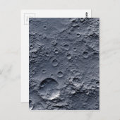 Moon Surface Briefkaart (Voorkant / Achterkant)