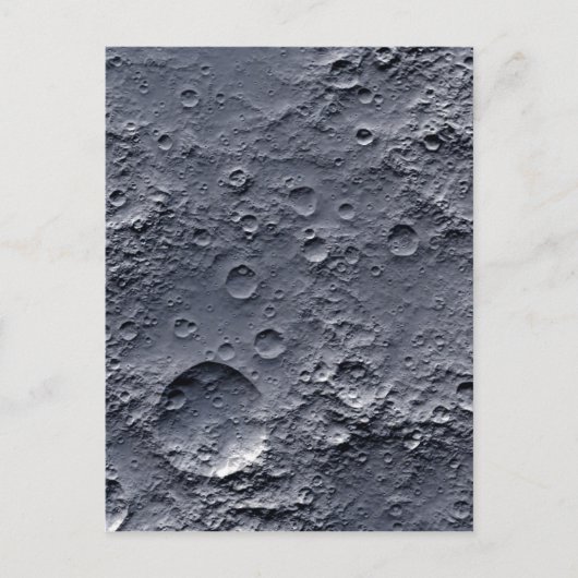 Moon Surface Briefkaart (Voorkant)