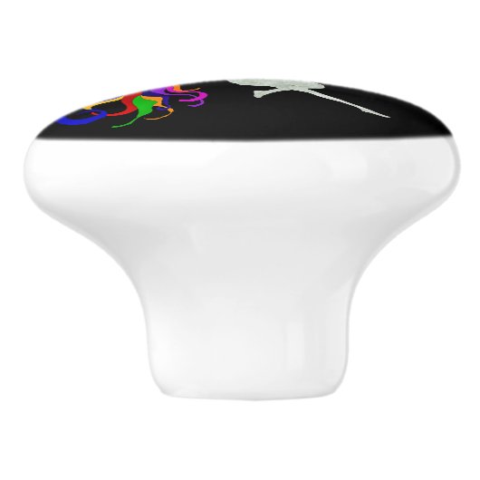 Moon Swinging Redhead Thunder_Cove Keramische Knop (Zijkant)