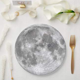 Moon Tableware from Celestial Collection  Papieren Bordje
