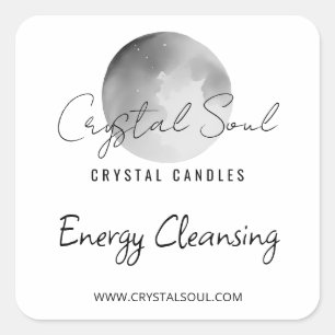 Moon Theme Candle Labels