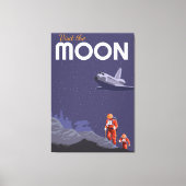 Moon Travel Canvas Afdruk (Voorkant)