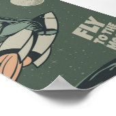  Moon Travel Poster (Hoek)