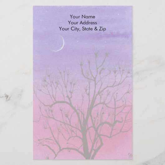 Moon Tree Briefpapier (Voorkant)