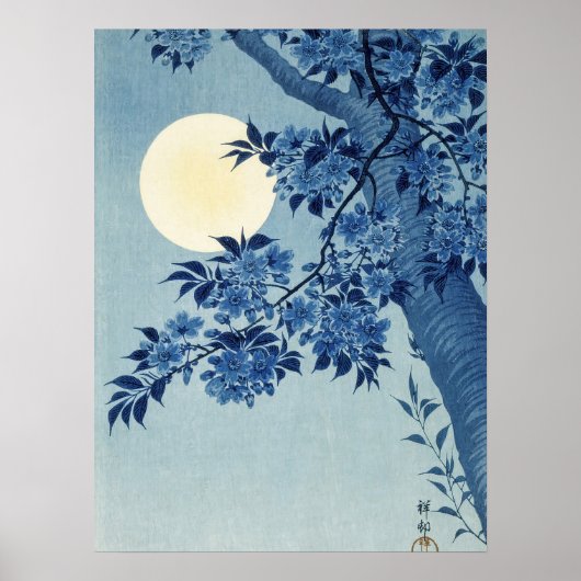 Moon Tree Wall Art Poster (Voorkant)