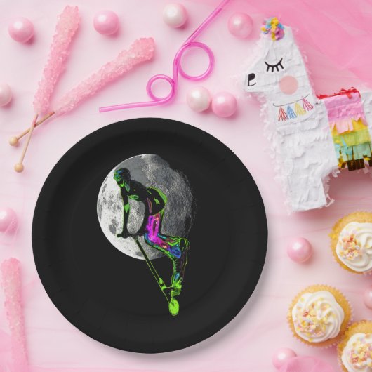 Moon Tripping - Scooter Boy Artwork Papieren Bordje (Feest)