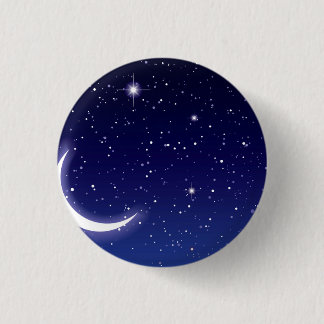 Moon & Twinkelen Ronde Button 3,2 Cm