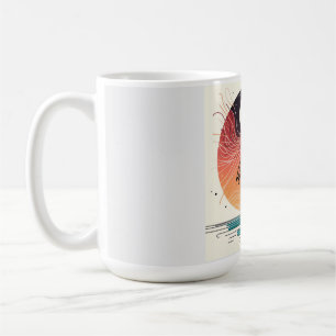 Moon & Umbrella Surreal Boho Line Koffiemok