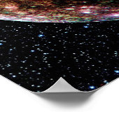 MOON VAN PLANET JUPITER: CALLISTO (Star Background Poster (Hoek)