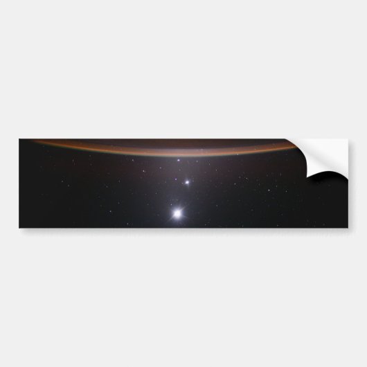 Moon, Venus, Jupiter & Earth (ISS) (NASA) (Space) Bumpersticker (Voorkant)
