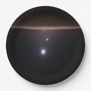 Moon, Venus, Jupiter & Earth (ISS) (NASA) (Space) Papieren Bordje