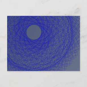 Moon vergeet alsjeblieft niet naar beneden te herf briefkaart