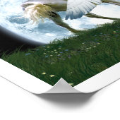 "MOON WALKING" Poster d'art Pegasus (Coin)