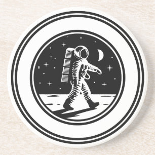 Moon Walking Zandsteen Onderzetter