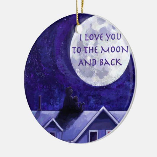 Moon Watch Keramisch Ornament (Links)