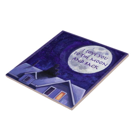 Moon Watch Tegeltje (Zijkant)