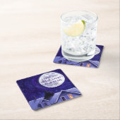 Moon Watch Vierkante Kartonnen Onderzetter (Insitu)