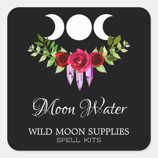 Moon Water Spell Kit Étiquettes (Devant)