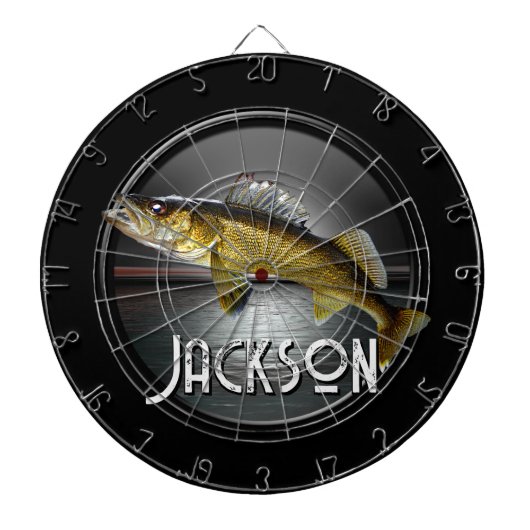 Moon Water & Walleye Pike Dartbord (Voorkant)