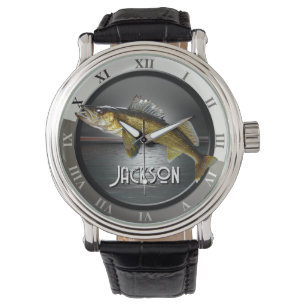 Moon Water & Walleye Pike Horloge