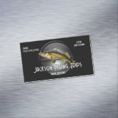 Moon Water & Walleye Pike Magnetisch Visitekaartje (Voorbeeld)