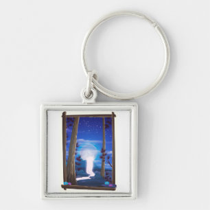 Moon Waterfall Sleutelhanger