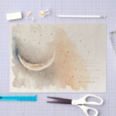 Moon Waterverf Art Decoupage Tissue Paper Tissuepapier (Craft)