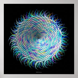 Moon Weave 1 (hi-res print) Poster