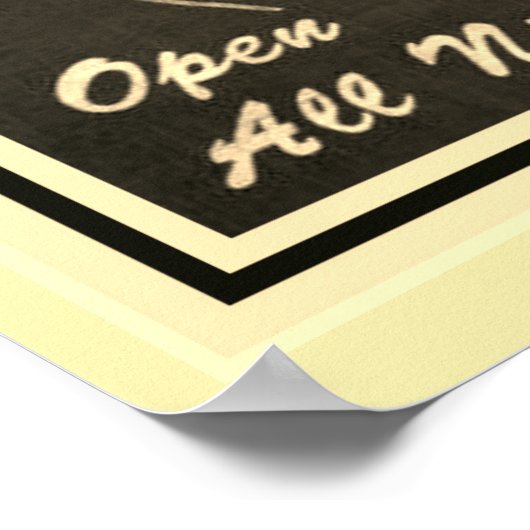 Moon Wink Diner 16 x 20 Poster (Coin)