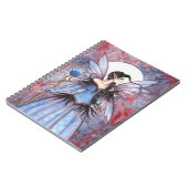 Moon Winter Fantasy Fairy Art Notitieboek (Linkerzijde)
