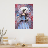 Moon Winter Mystical Fairy Fantasy Art Poster (Keuken)