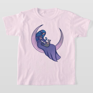 Moon Witch MoonChild Pagan Wicca Art T-shirt