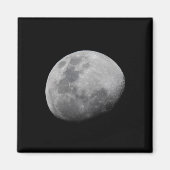 Moon with Black Sky | Zambia, South Luangwa Magneet (Voorkant)