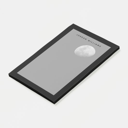 Moon with Black Sky | Zambia, South Luangwa Post-it® Notes (Schuin)