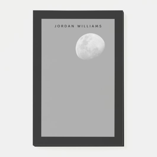 Moon with Black Sky | Zambia, South Luangwa Post-it® Notes (Voorkant)