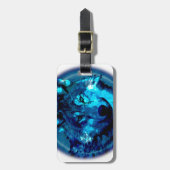 Moon Wolf Bagagelabel (Voorkant verticaal)