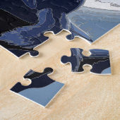 Moon Wolf Legpuzzel (Zijkant)