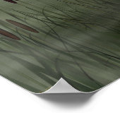 Moon Wolf - Wolf, Dieren Poster (Hoek)