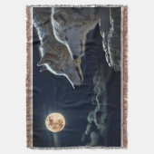 Moon Wolven Deken (Voorkant Verticaal)