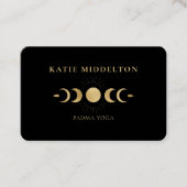 Moon Yoga Reiki Wellness Carte de visite (Devant)