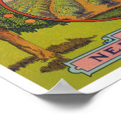 Moonbeam Brand |  citrusetiket Poster (Hoek)