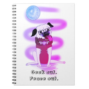 Moonbeam Pug: Spiraal Notebook Notitieboek